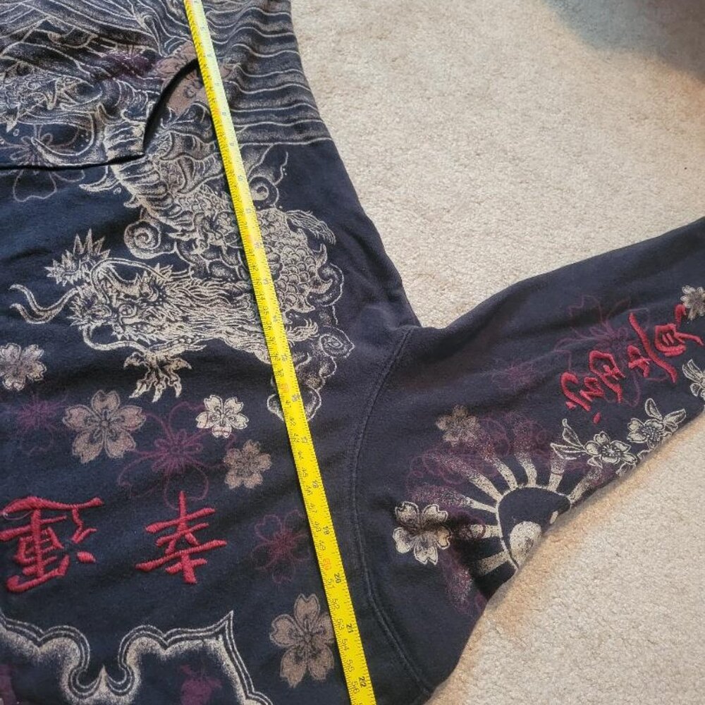RARE! LUCKYBRAND Yin & Yang Symbol Hoodie - Picture 11 of 16